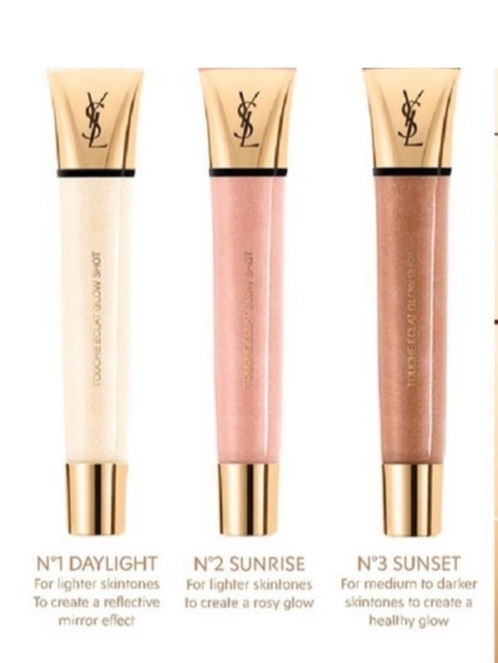 Yves Saint Laurent Touche Éclat Glow Shot Highlighter in Sunset #3 - NIB - Picture 2 of 5